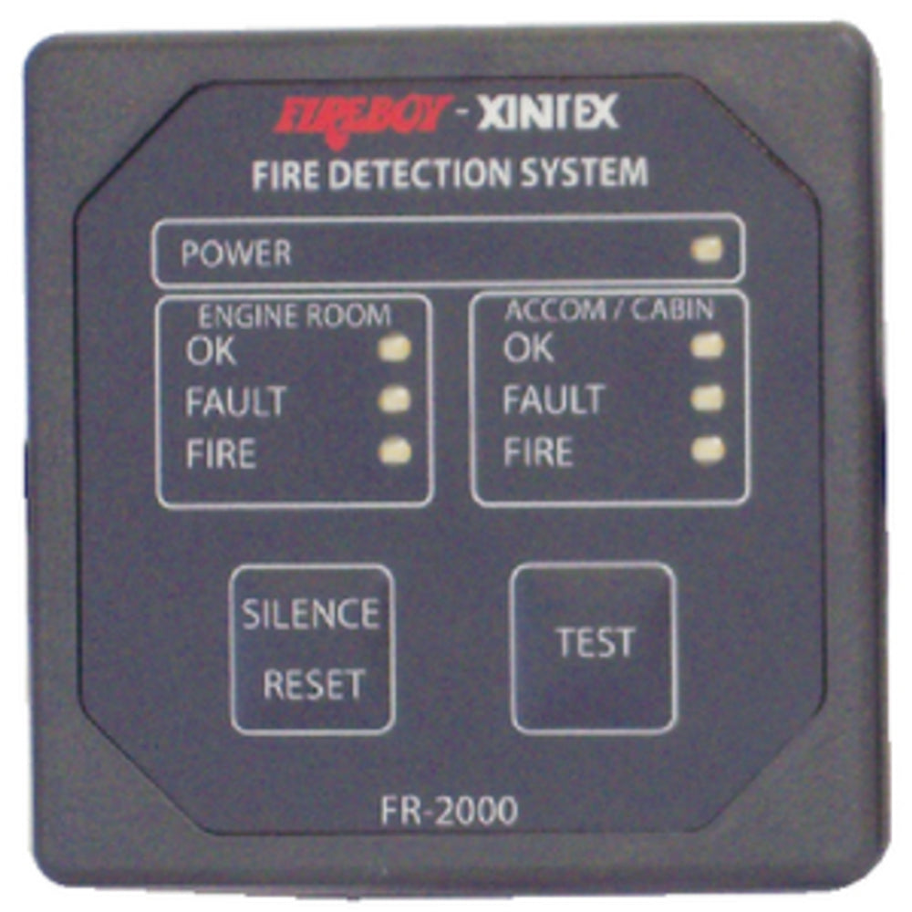 Fireboy-Xintex Fr-2000-R 2 Zone Fire Detection and Alarm Panel Image 1