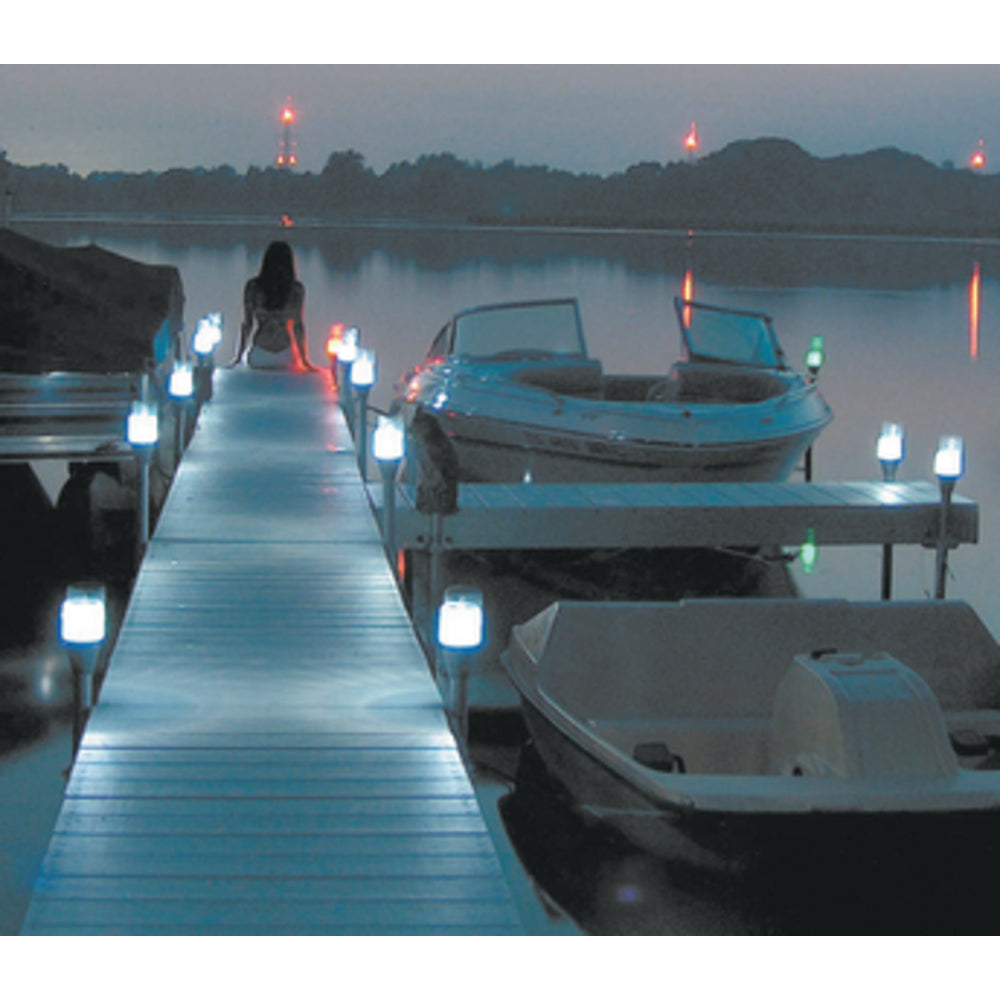 Dock Edge 96-258-F Postlite Solar Led Post Light 2Pk