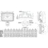 Scanstrut Spd-12-W Scanpod Slim Deck Pod 10" To 12" Display White