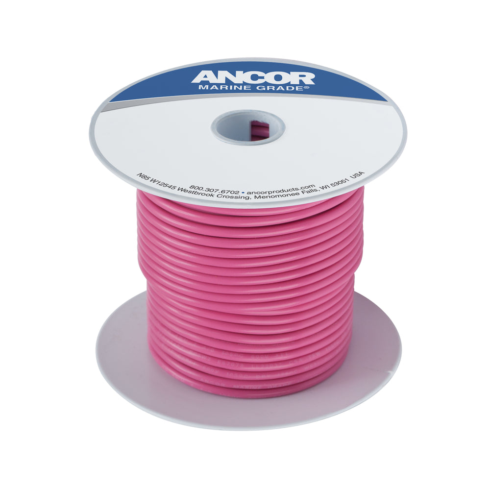 Ancor 180603 Pink 18 AWG Tinned Copper Wire - 35" Marine Grade Cable Image 1