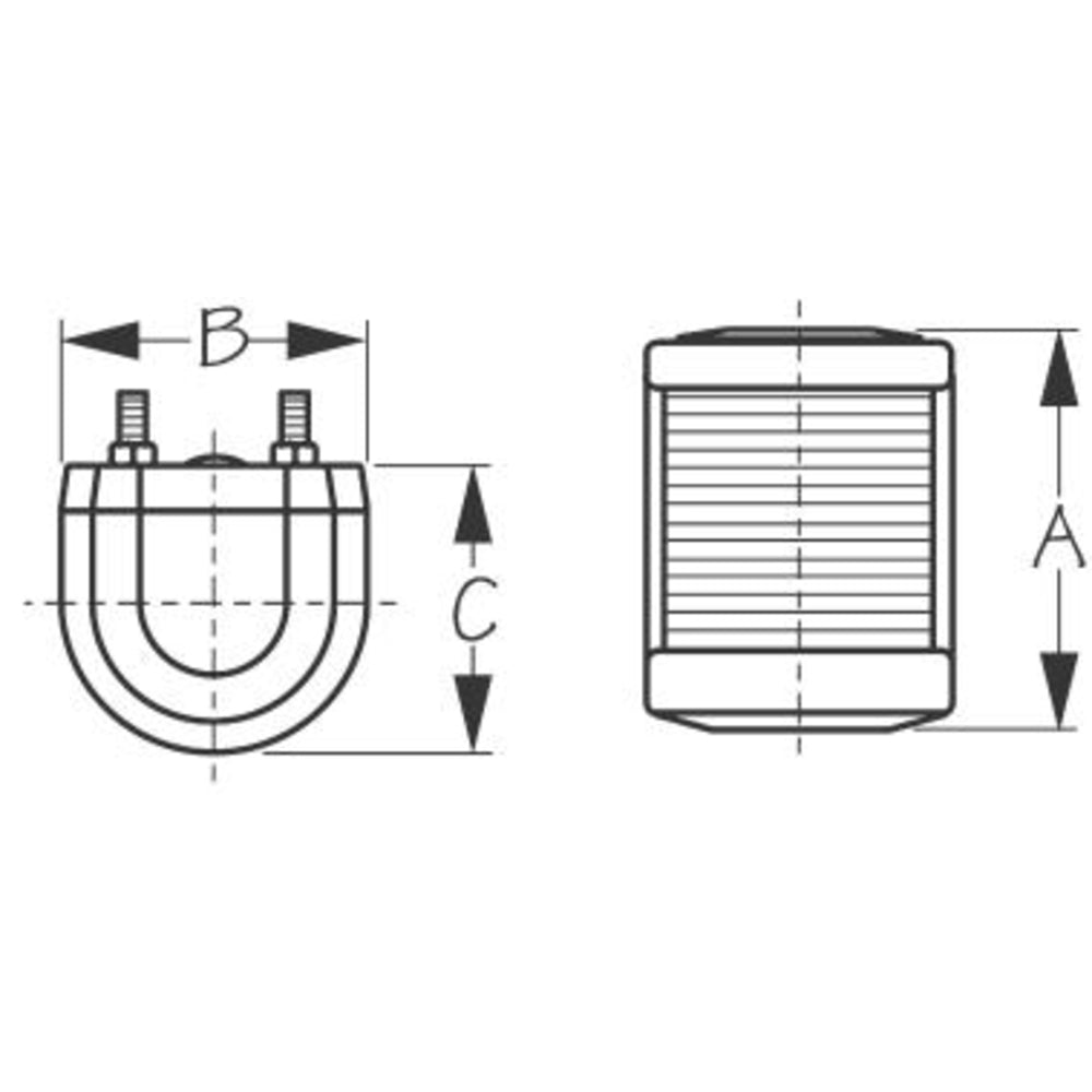 Sea-Dog 400005-1 Bow Light Polycarbonate/Stainless Steel
