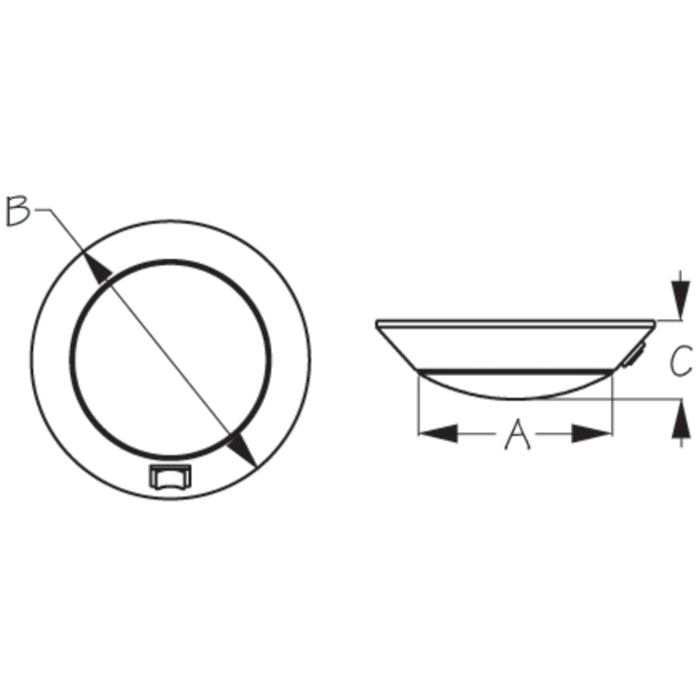 LED DAY/NIGHT DOME LIGHT (SEA-DOG LINE)