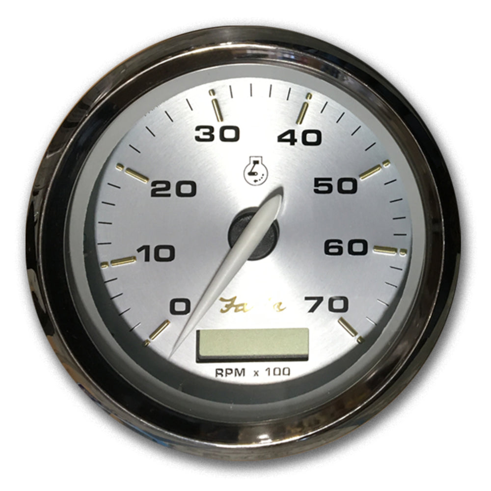 Faria Beede Instruments 39040 Kronos 4" Tachometer Hourmeter 7000 RPM Gas Image 1