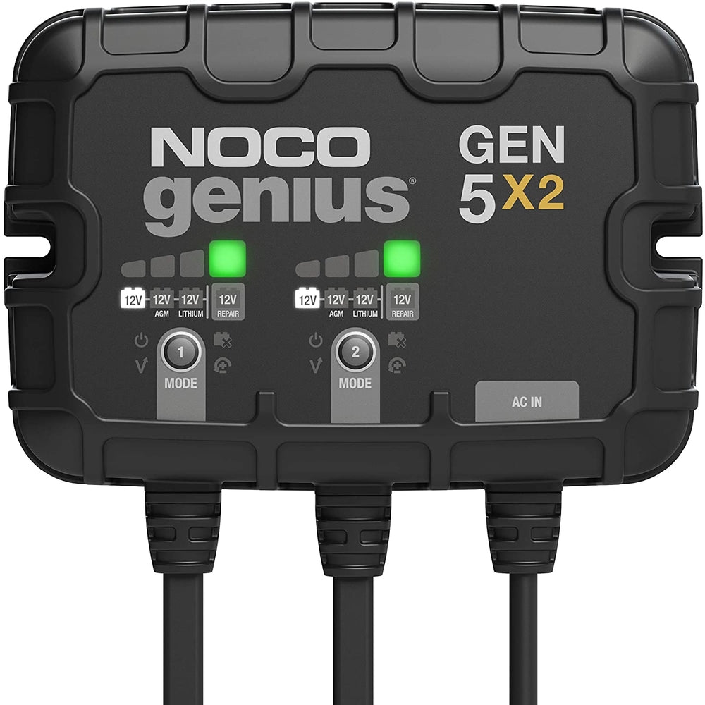 Noco Gen5X2 Onboard Battery Charger 2 Bank 10 Amp Image 1