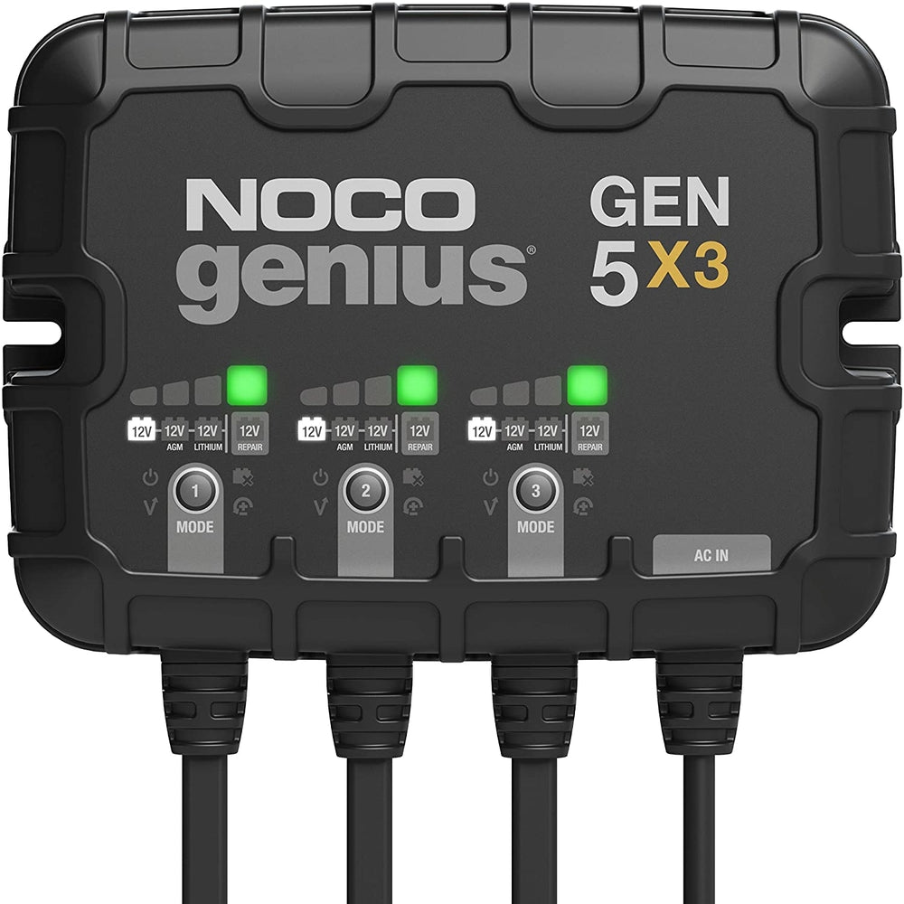 Noco Gen5X3 Onboard Battery Charger 3 Bank 15 Amp Image 1