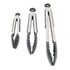 Oster 137538.03 Kitchen Tongs Set - 3 Piece Stainless Steel in Black Image 1