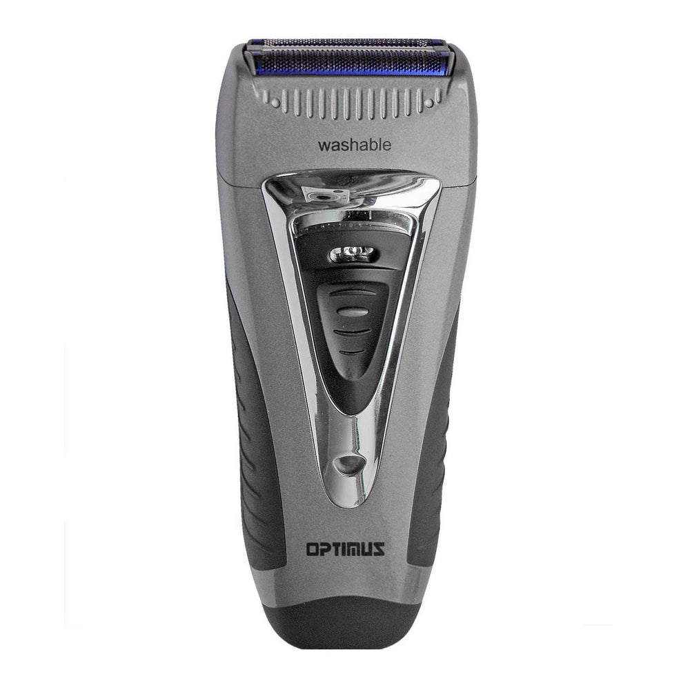 Optimus 50043S Curve Rechargeable Triple Wet/Dry Men'S Shaver Black/Silver Image 1