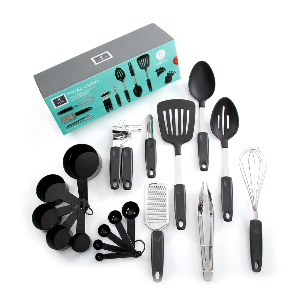 Gibson Home 92102.18 Kitchen Chefs Basics 18-Piece Gadgets & Tools Set Image 1
