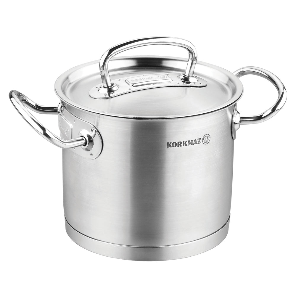 Korkmaz A1165 Proline 4.8L Stainless Steel Extra Deep Casserole Image 1