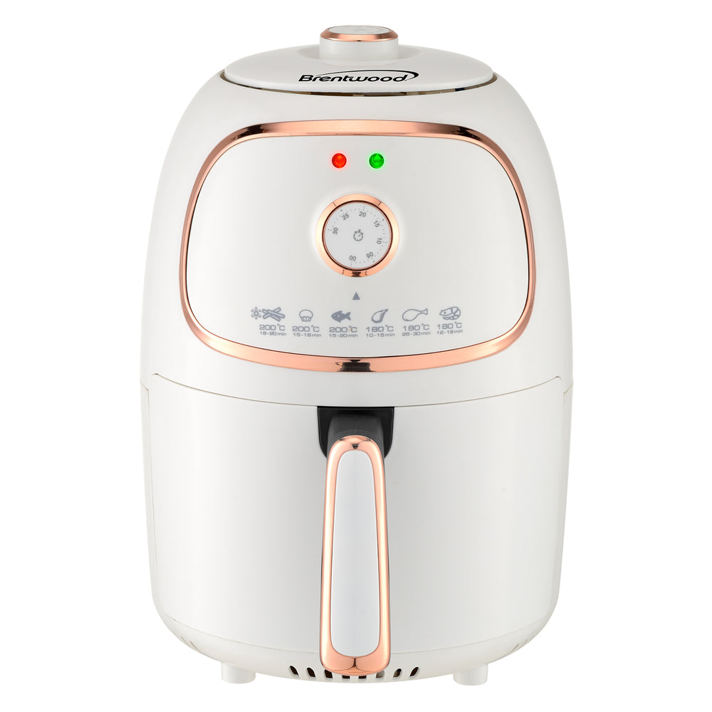 Brentwood AF-202W 2 Quart Electric Air Fryer with Timer and Temp Control Image 1