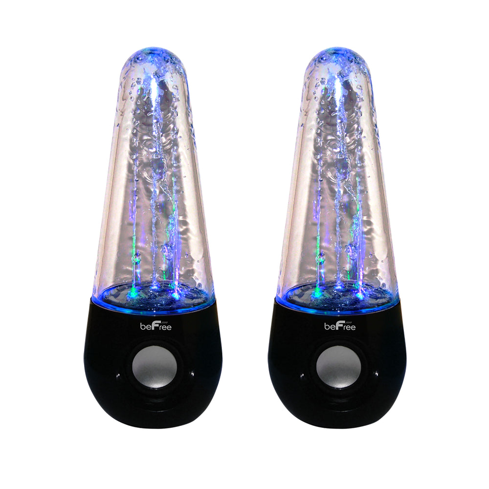 Befree Sound Bfs-165 Bluetooth Led Dancing Water Multimedia Speakers In Black Image 1
