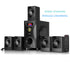BeFree Sound BFS-425-RB 5.1 Channel Surround Bluetooth Speaker System with Remote Image 1