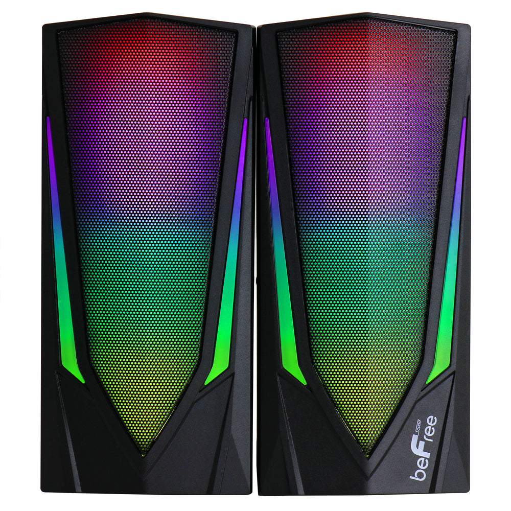 Befree Sound BFS-531 Computer Gaming Speakers LED RGB Lights Image 1
