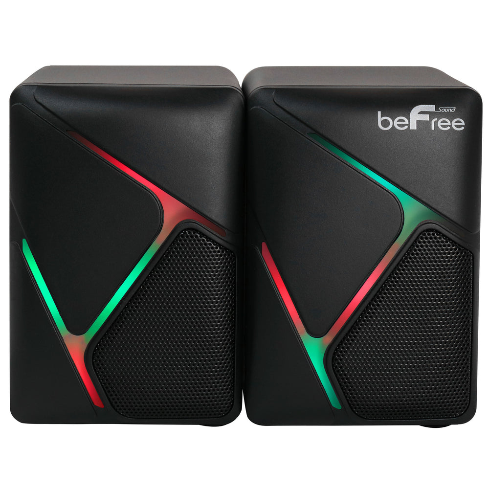 Befree Sound BFS-N115 Dual Compact LED Gaming Speakers Image 1