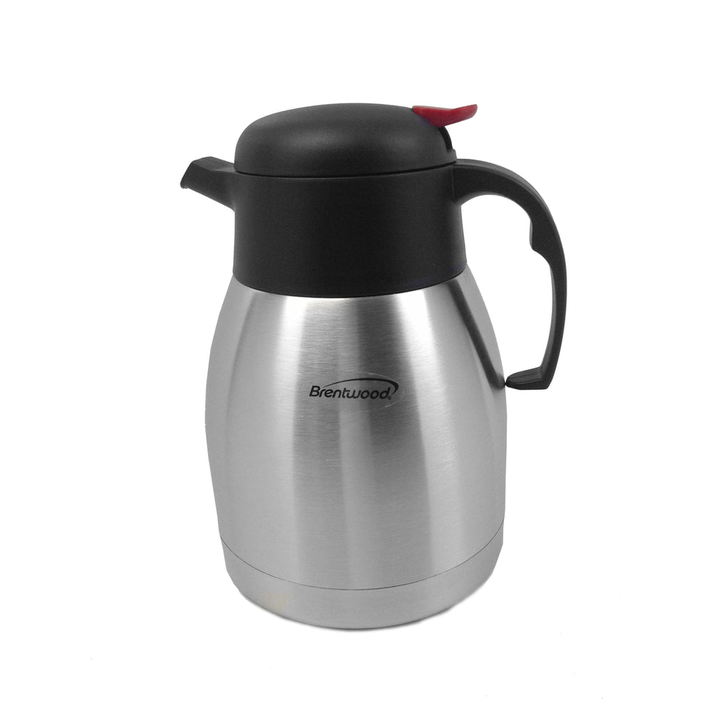 Brentwood CTS-1200 Vacuum S/S Coffee Carafe - 1.2L Stainless Steel Image 1