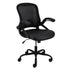 Elama Elm-F-021 Mesh & Fabric Office Chair, Black Image 1