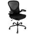Elama Elm-F-023 Mid Back Mesh & Fabric Office Chair with Adjustable Armrests Image 1