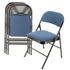 Elama Elm-J0369B-Db Folding Chair Set with Padded Seats, Dark Blue Image 1