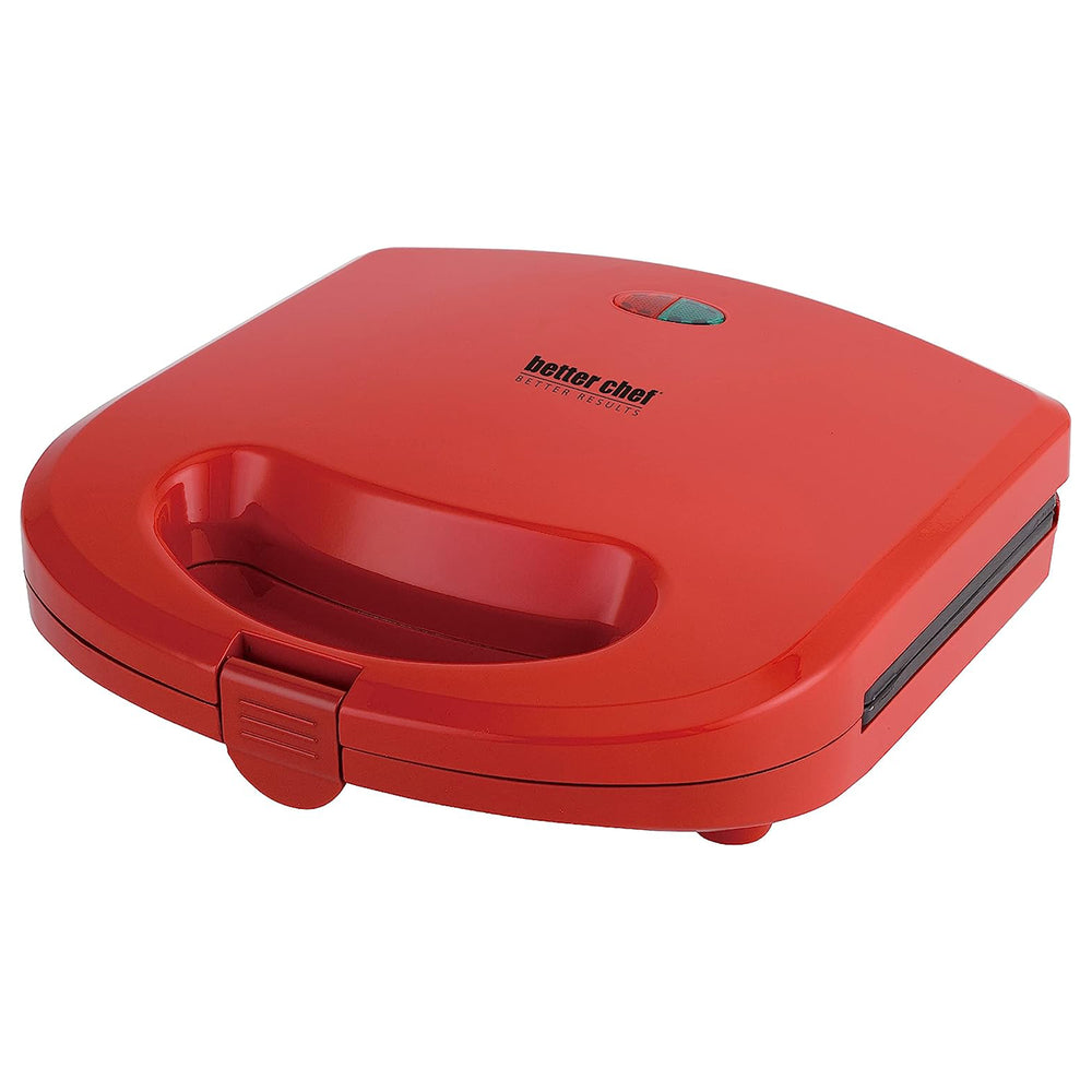 Better Chef IM-297R Electric Waffle Maker - Nonstick Surface, Red Image 1