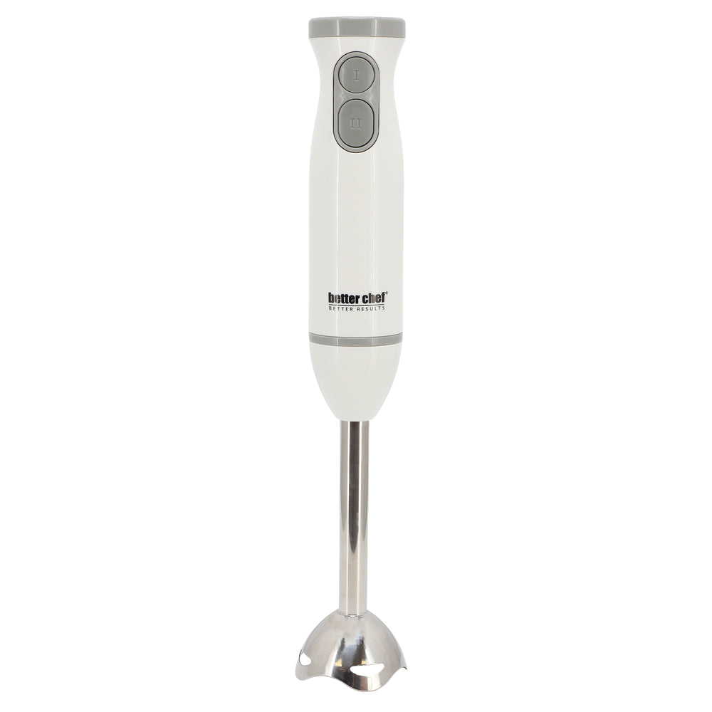 Better Chef IM-802 2-Speed Hand Blender - 150-Watt, White Image 1
