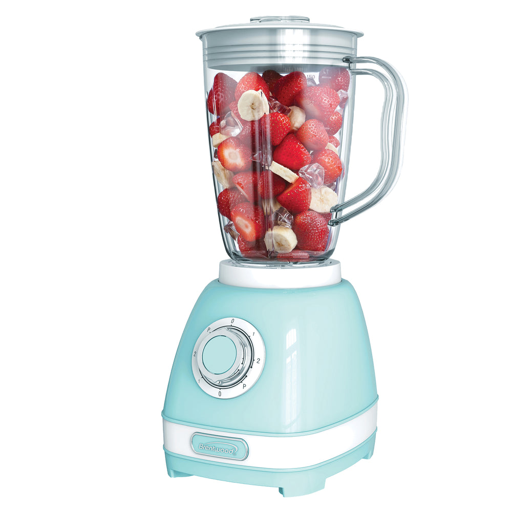 Brentwood JB-330BL Retro Blender 2-Speed Blue 50oz Jar Image 1