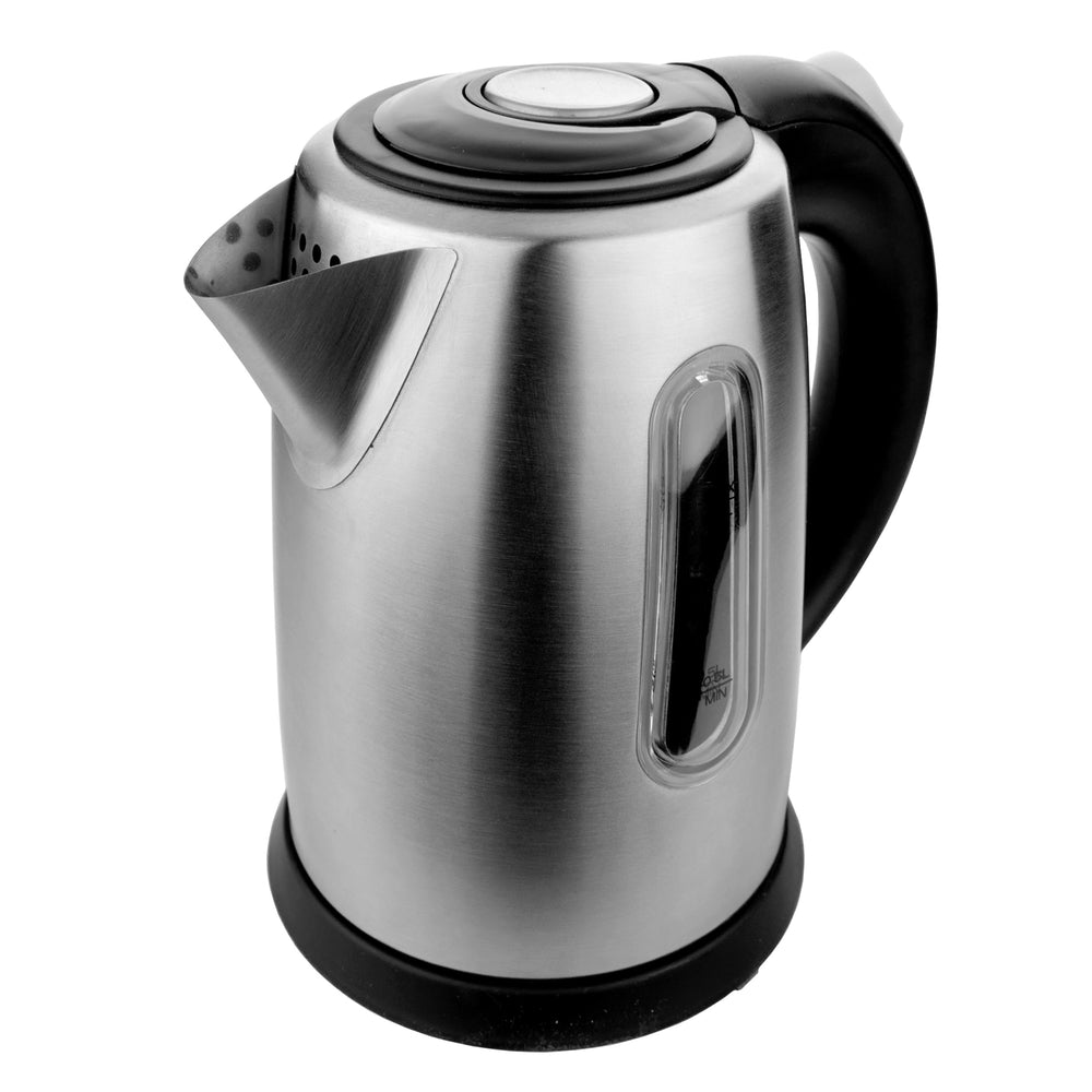 Brentwood KT-1710S Electric Kettle 1L Stainless Steel Boils Water Fast Image 1
