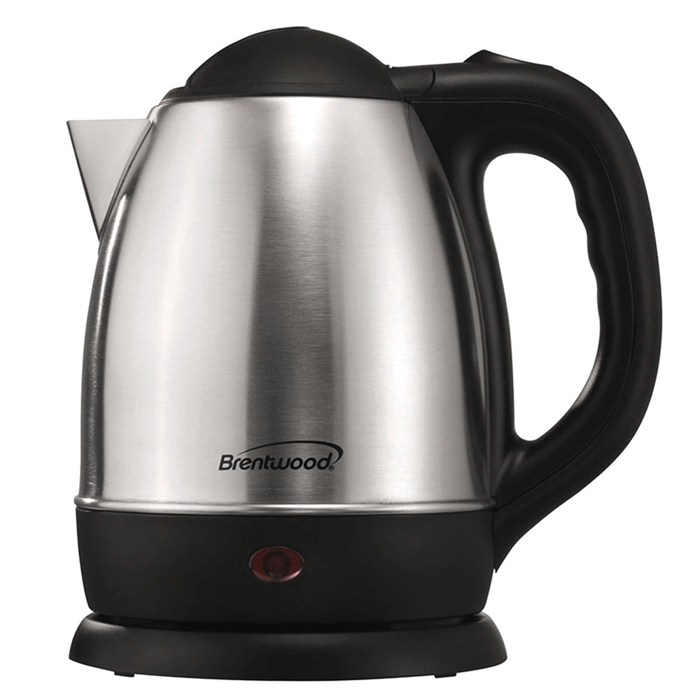 Brentwood Kt-1780 Electric Tea Kettle 1.5L Stainless Steel 1000W Image 1
