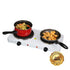 MegaChef MC-2012B-RB Electric Dual Burner Cooktop - Portable & Lightweight Image 1