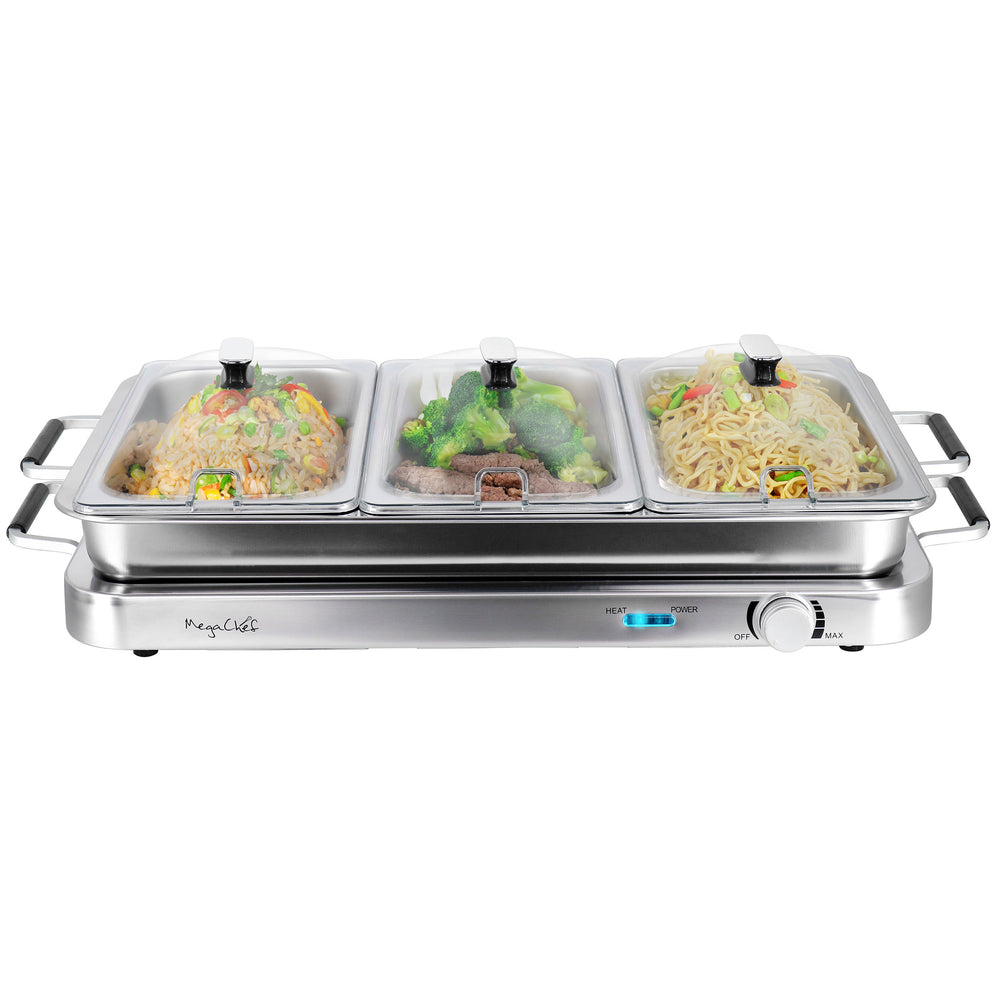 MegaChef MC-9005A Electric Chaffing Buffet Server 3-In-1 Image 1