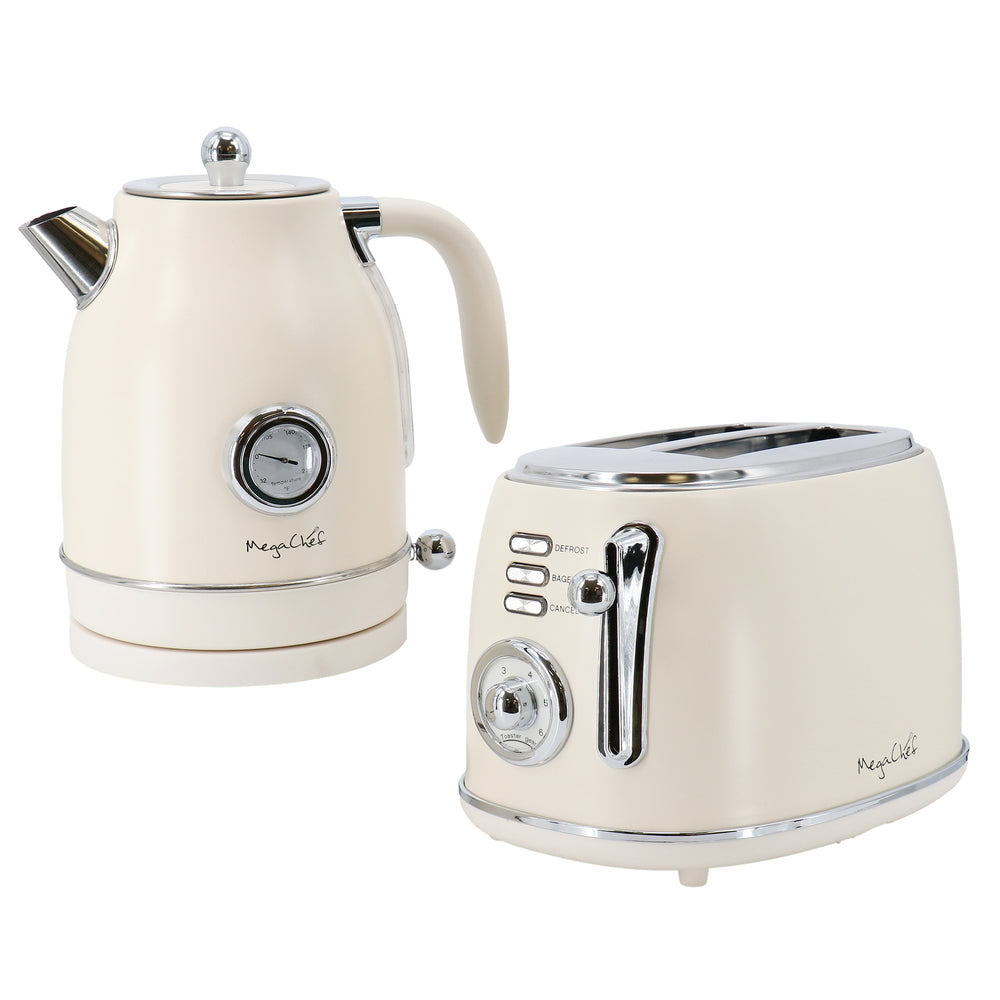 Megachef Mc-Btbk-C 1.7 Liter Electric Tea Kettle And 2 Slice Toaster Combo In Image 1