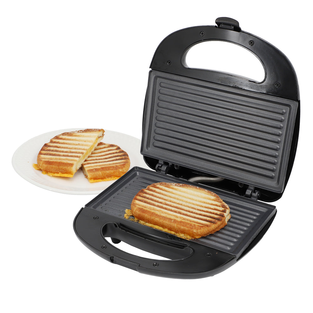 MegaChef Mc-Sls1008 Electric Panini Press Grill Sandwich Maker Black Image 1