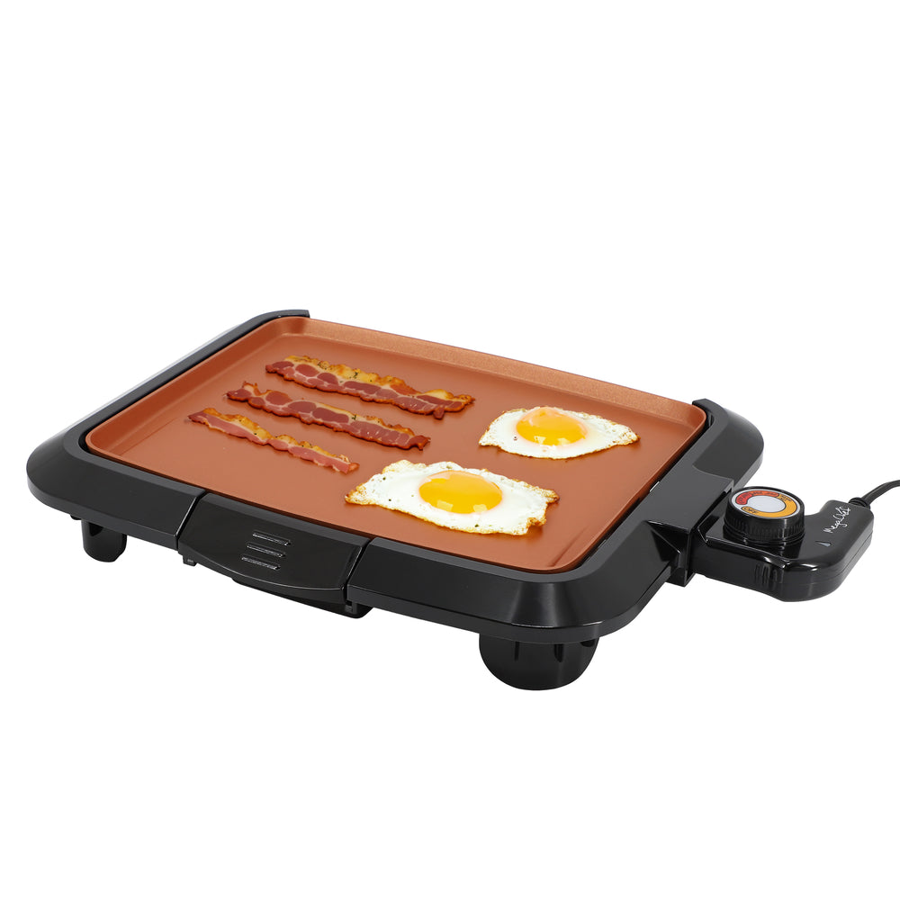 MegaChef MCG-2722 Electric Grill Copper Coating 10.63 Inch Image 1
