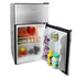 Megachef Mcr-D89 3.2 Cubic Feet 2 Door Refrigerator/Freezer In Stainless Steel Image 1