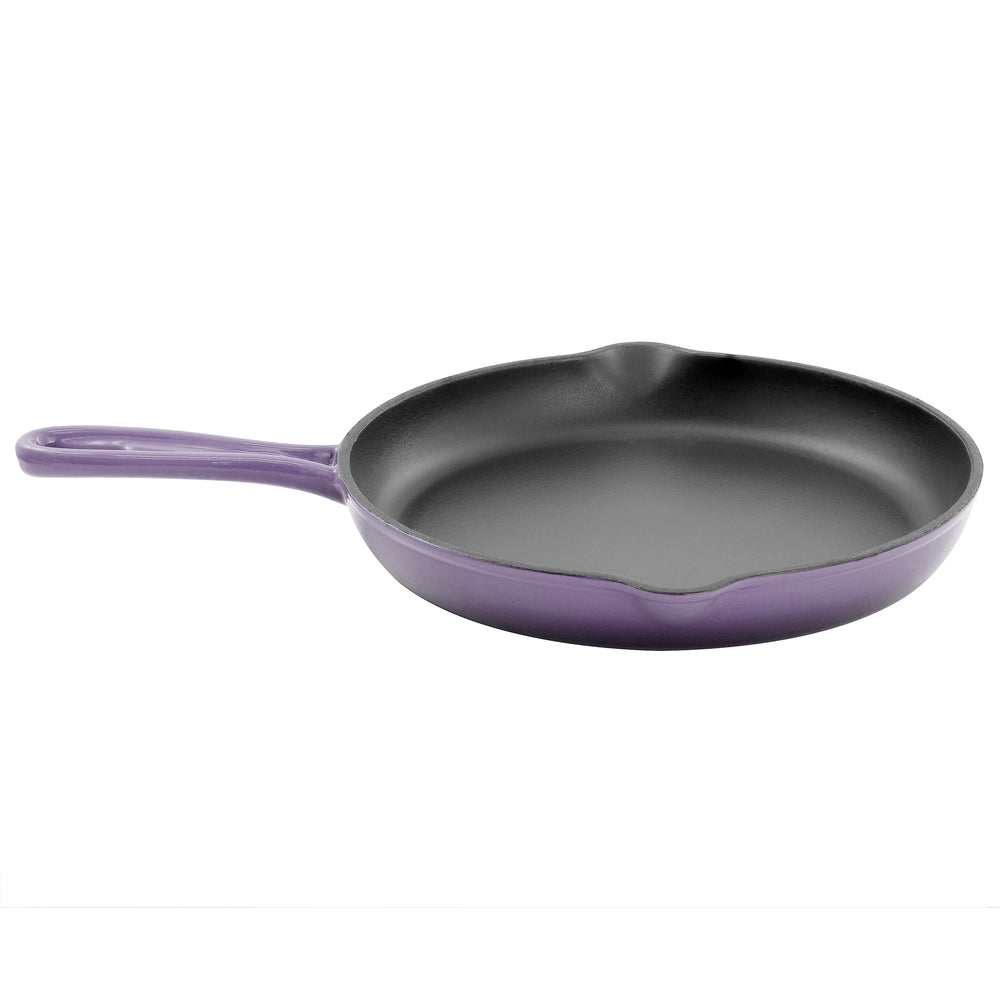 MegaChef MG-FR26AP Enameled Cast Iron Skillet 10.25 Inch Gradient Image 1