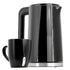 MegaChef Mg-Lt8718B 1.8 Qt Stainless Steel Electric Tea Kettle - Black Image 1