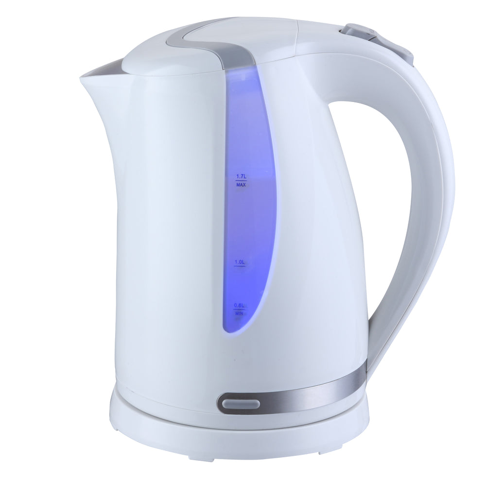 Megachef MGKTL-1743 Electric Tea Kettle - 1.7Lt. Plastic, White Image 1