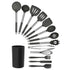 Megachef Mgsp-270 Gray Silicone And Stainless Steel Cooking Utensils Set Of 14 Image 1