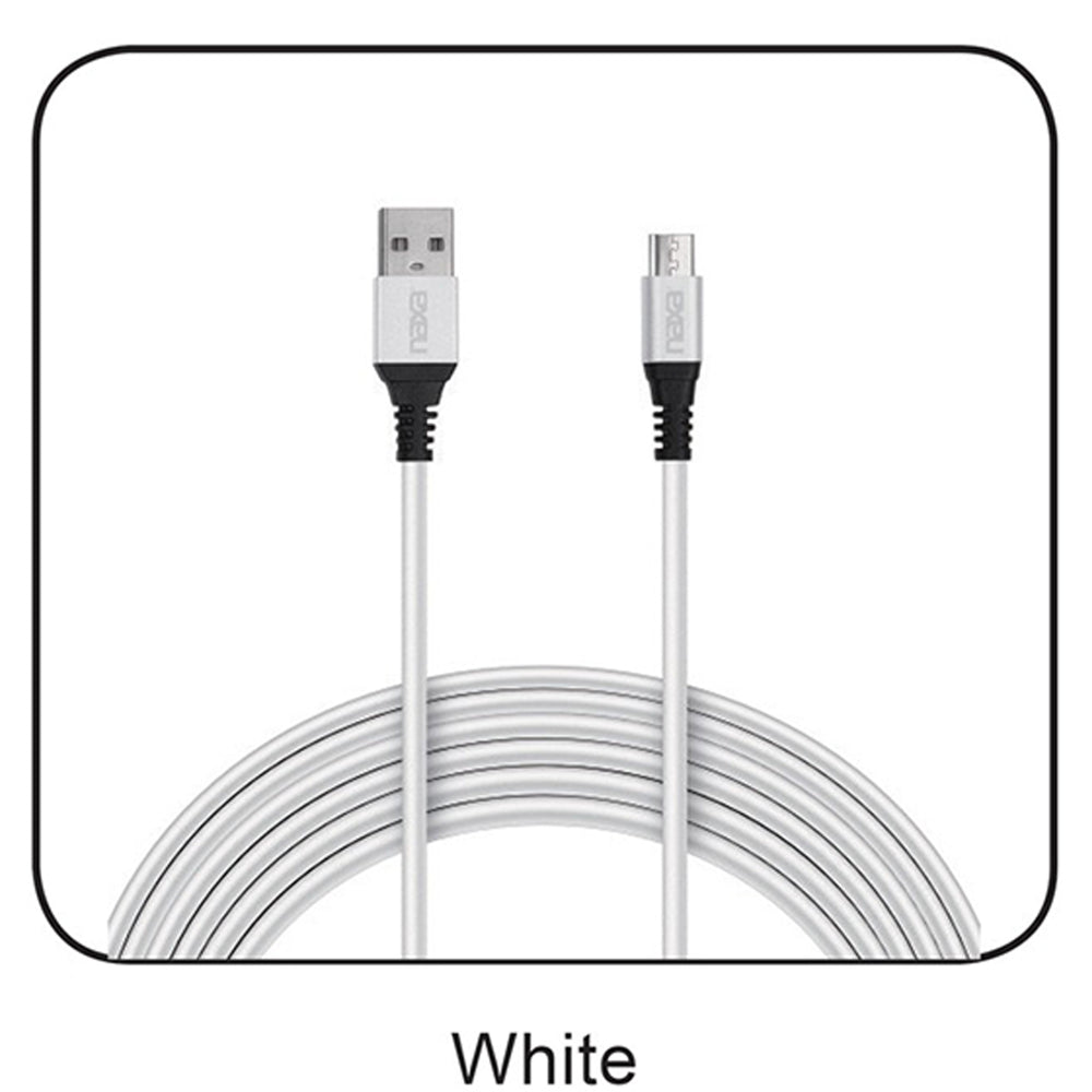 Naxa NAC-300-6Fwhite Micro USB Cable - Fast Charge and Sync, 6 Ft, White Image 1
