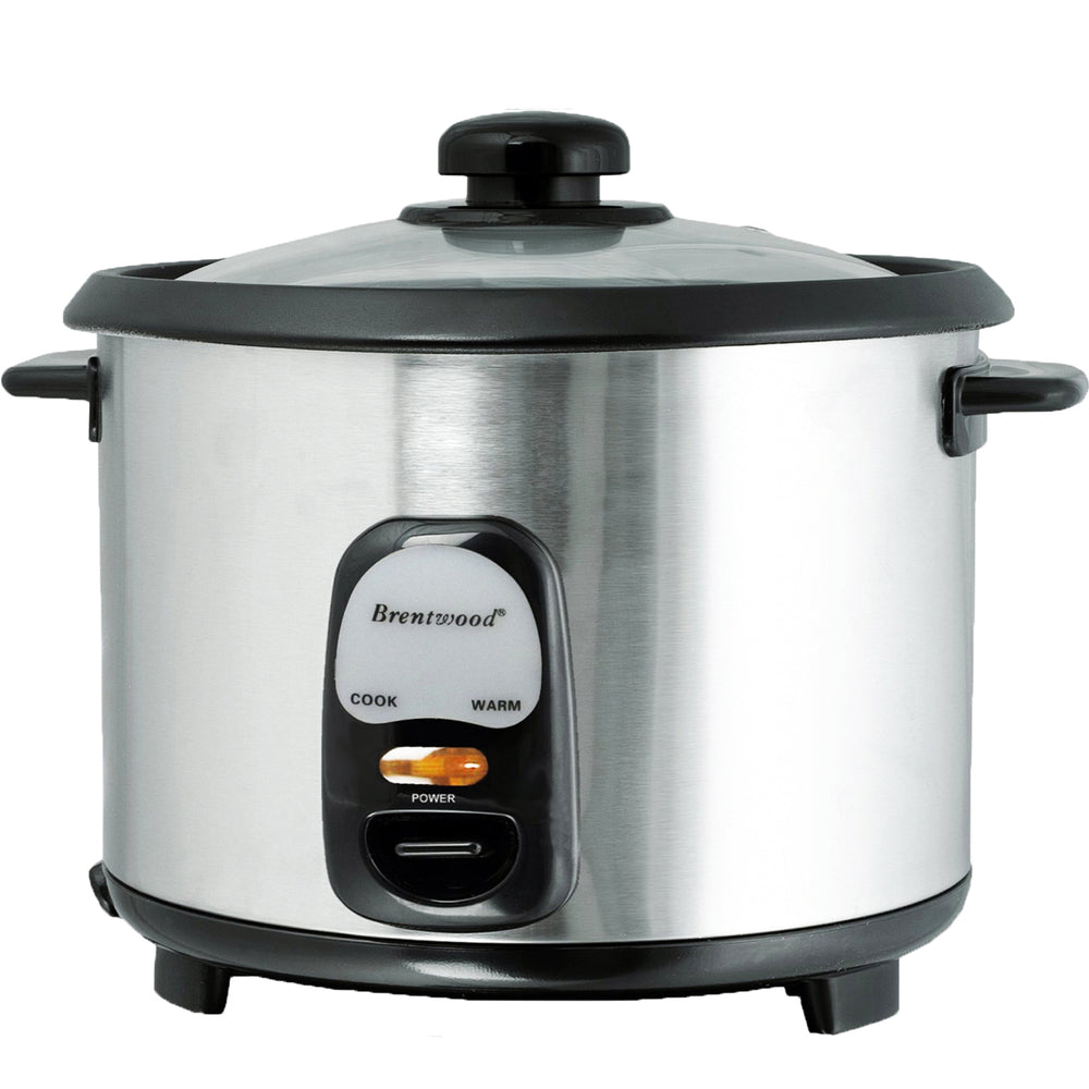 Brentwood Ts-20 10 Cup Rice Cooker / Non-Stick In Silver Image 1