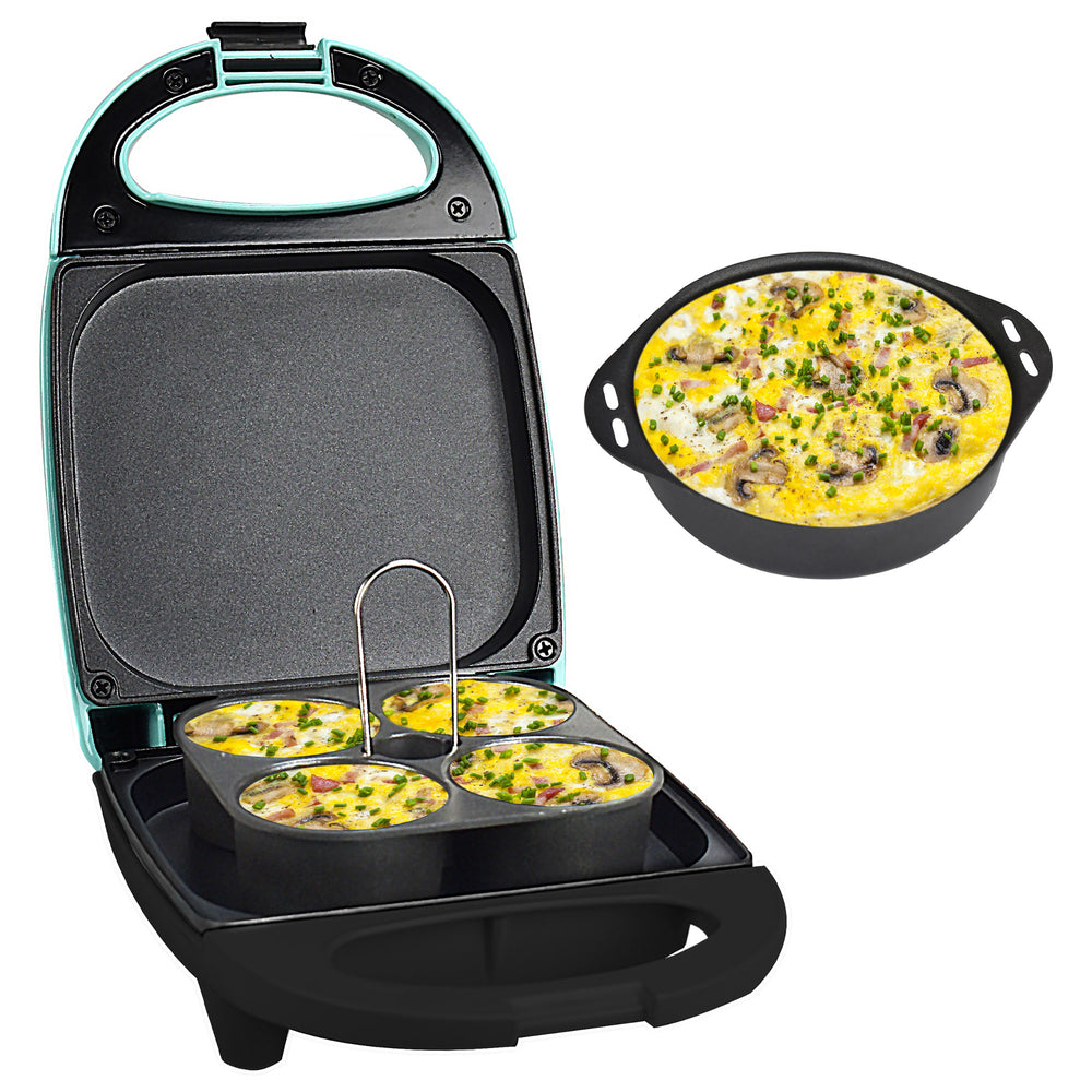 Brentwood Ts-256Bl Mini Egg Bite Maker With Non-Stick Interior Image 1