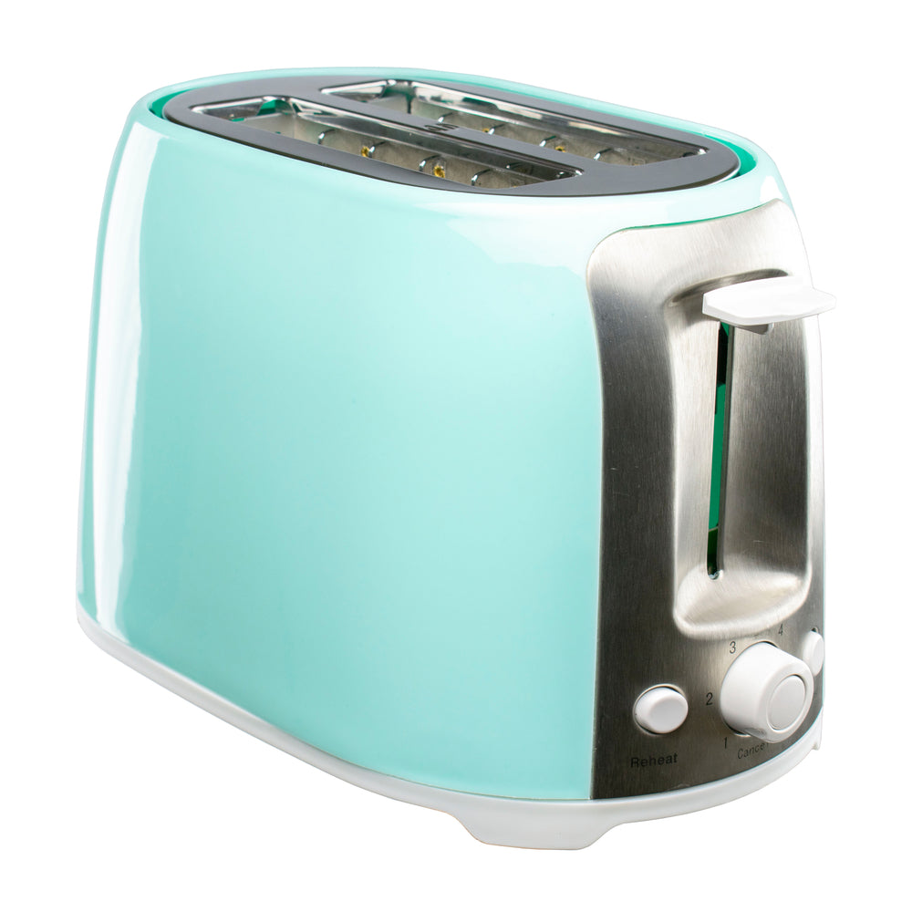 Brentwood TS-292BL 2-Slice Wide Slot Toaster, Cool Touch, Blue Image 1
