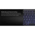 Adesso AKB-139EB KB Antimicrobial Spill resistant illuminated Desktop keyboard