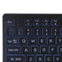 Adesso AKB-139EB KB Antimicrobial Spill resistant illuminated Desktop keyboard
