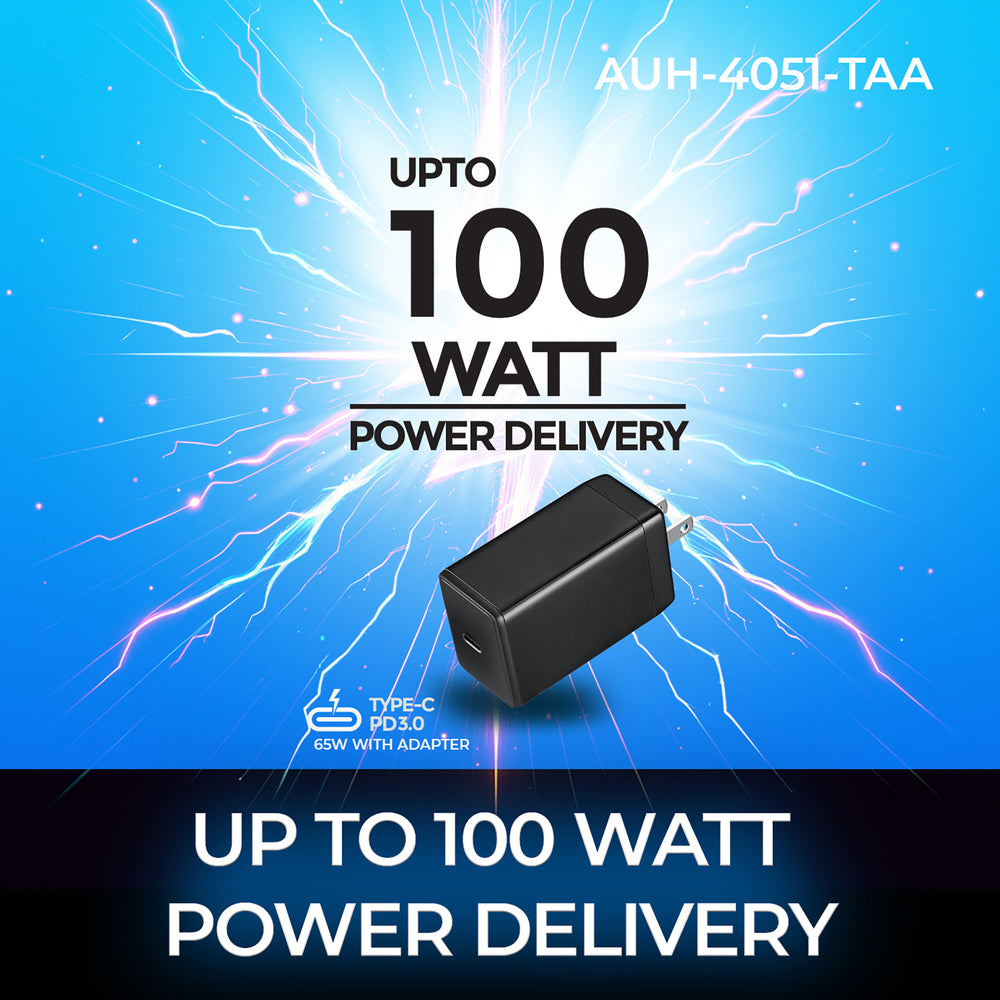 Adesso AUH-4051-TAA USB-C Multi Docking Station - 11-in-1 PD Supports