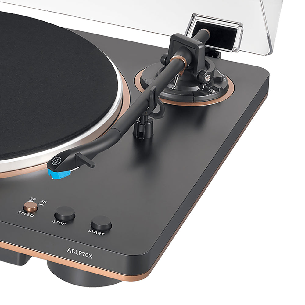 Audio-Technica AT-LP70X-BZ Turntable with Fully Automatic Operation