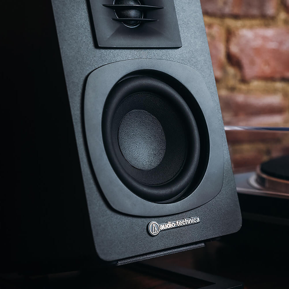 Audio-Technica AT-SP3X Bluetooth Bookshelf Speakers - 30W Max Power & Dual RCA Jacks