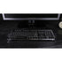 Azio Mk-Retro-01 Mechanical Typewriter Keyboard - USB Wired - PC Windows Compatible - Dust and Liquid Resistant - Chrome Trim Finish