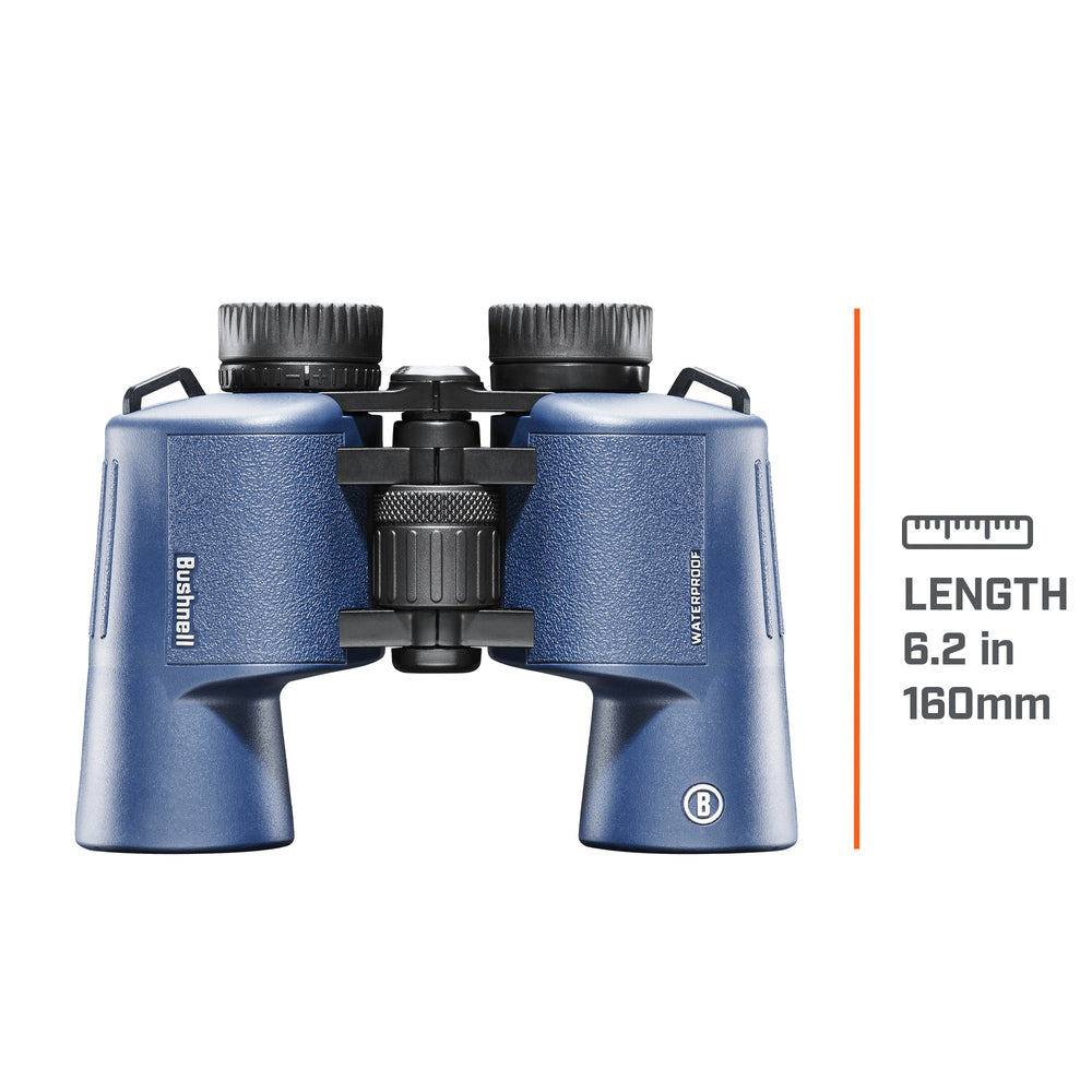 Bushnell 134212R 12X42Mm H2O Binocular Dark Blue Porro Wp/Fp Twist Up Eyecups