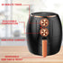 Brentwood Af-300Bkc 3.2 Quart Electric Air Fryer Timer And Temp Control- Black