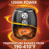 Brentwood Appliances AF-300BK Air Fryer with Timer and Temperature Control